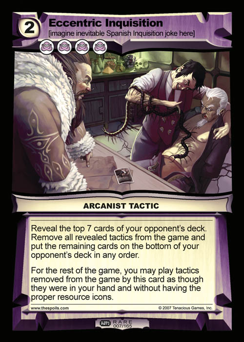 Eccentric Inquisition
